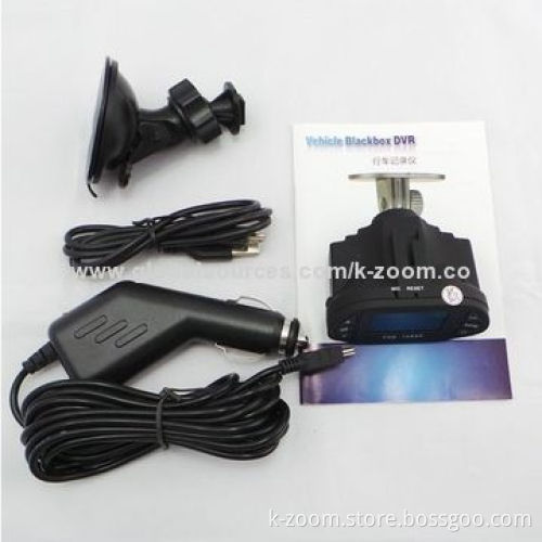 Vehicle Data Recorder, 90 Degrees Viewing Angle, Maximum 1,280 x 720P/30fps